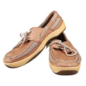 Sperry Top-Sider Mens Boat Shoes Leather Casual Tan Size 12M‎